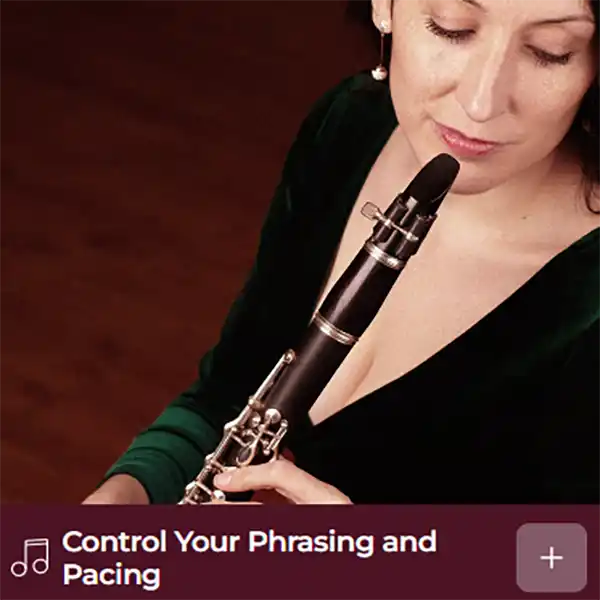 Control your phrasing and pacing