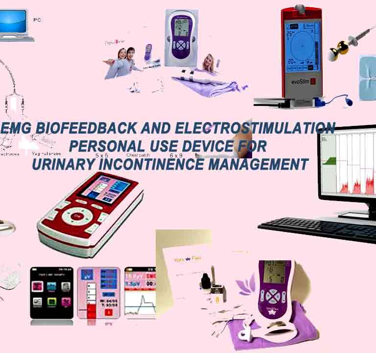 Pelvic floor biofeedback and stim device for urinary incontinence