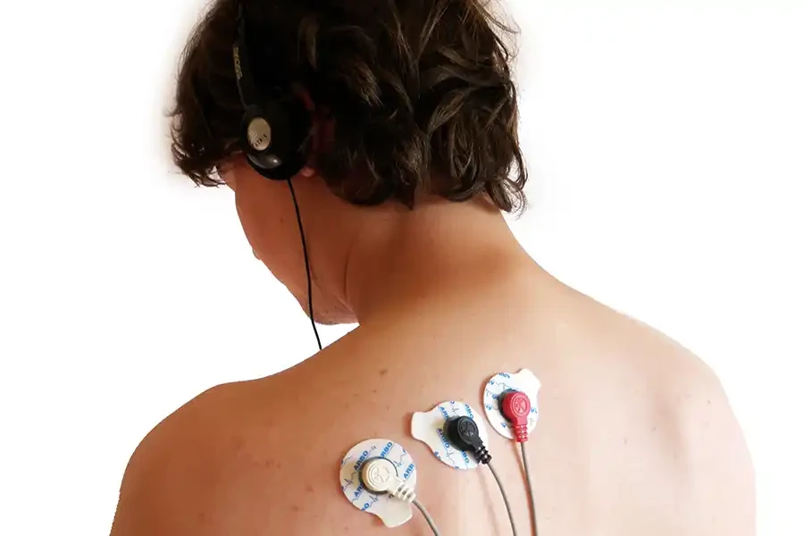 EMG Biofeedback-breathing exercise device for lungs