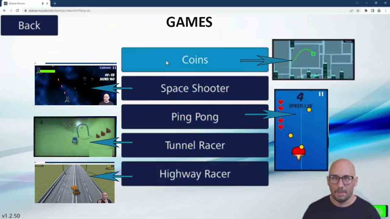 eSense Muscle EMG Biofeedback Games