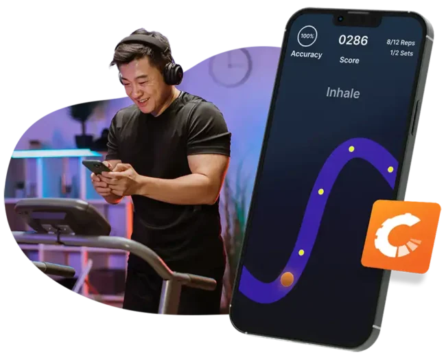 Breathing exercise device - gamify your breathing