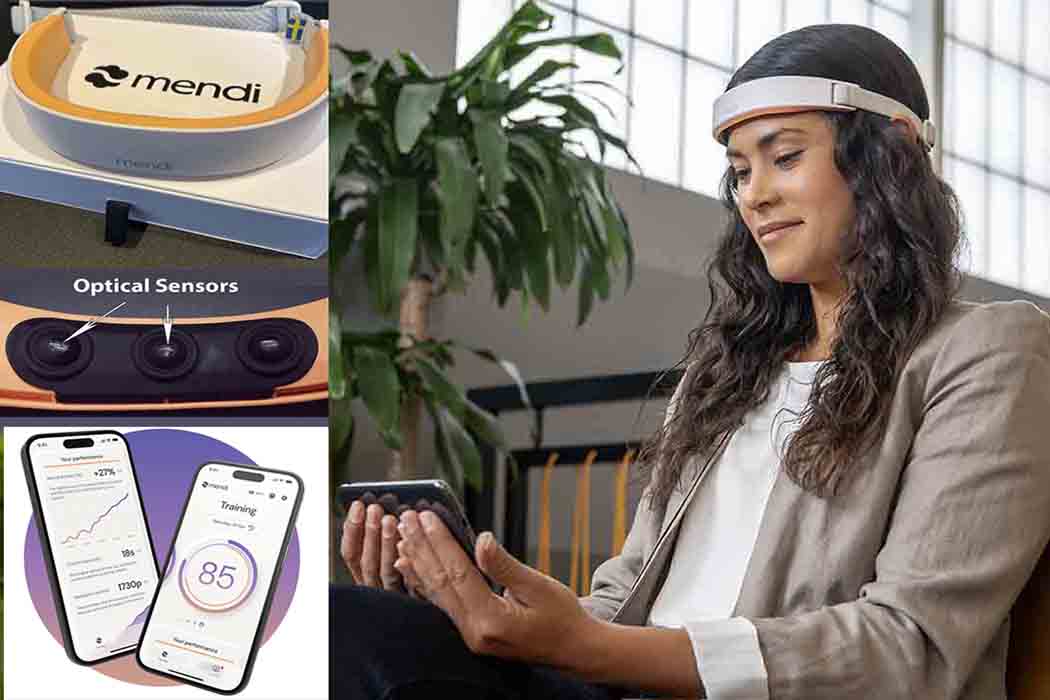 Mendi NIRS Neurofeedback Headband with App - Therapy for Dyslexia