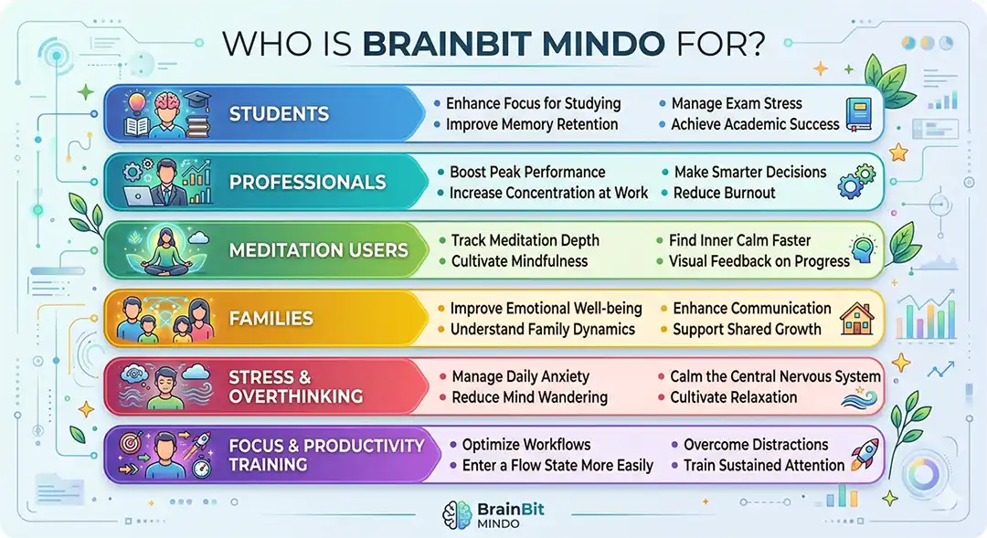 Who is BrainBit Mindo for?