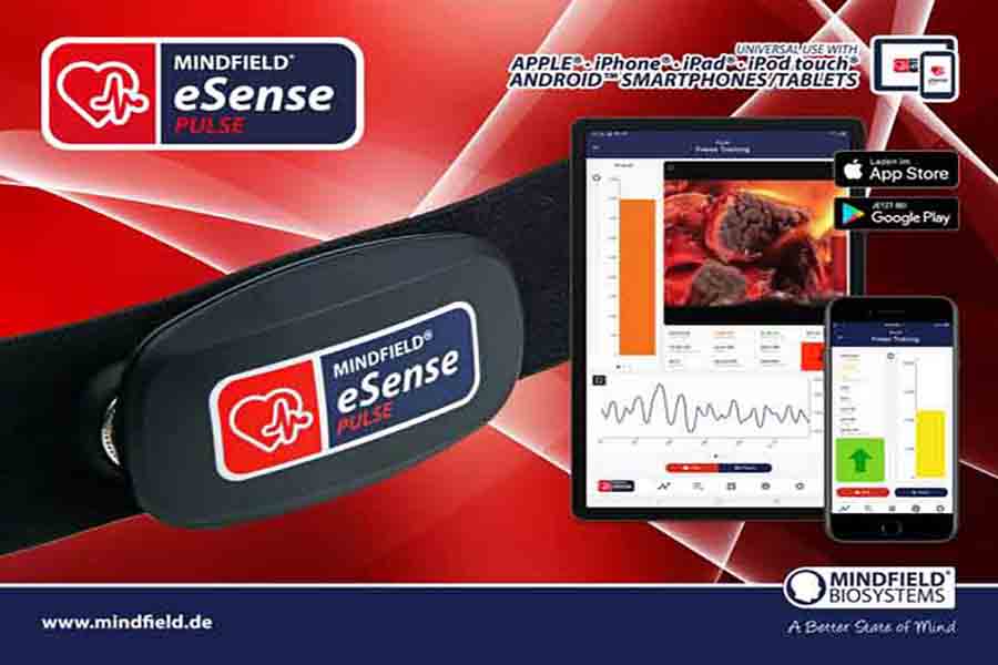 eSense Pulse HRV Biofeedback Device for use at home